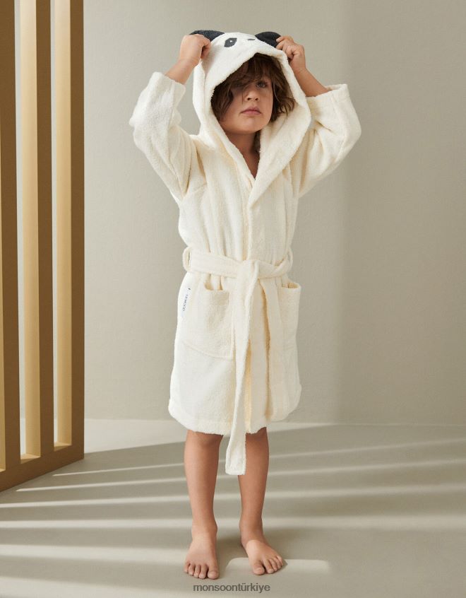 Monsoon çocuklar liewood zambak panda bornoz JH86BT2698 aksesuar krem