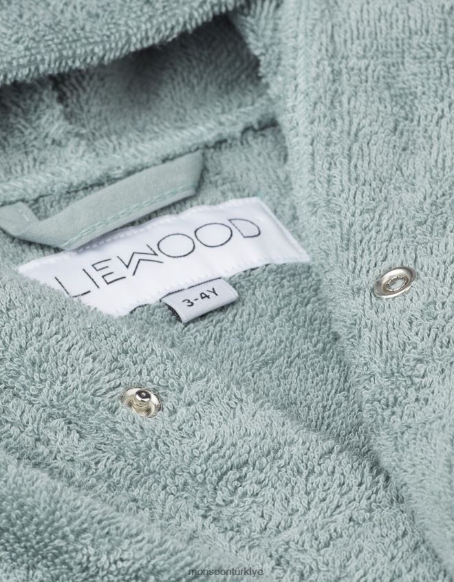 Monsoon çocuklar liewood zambak tavşan bornoz JH86BT2697 aksesuar yeşil (soluk yeşil)