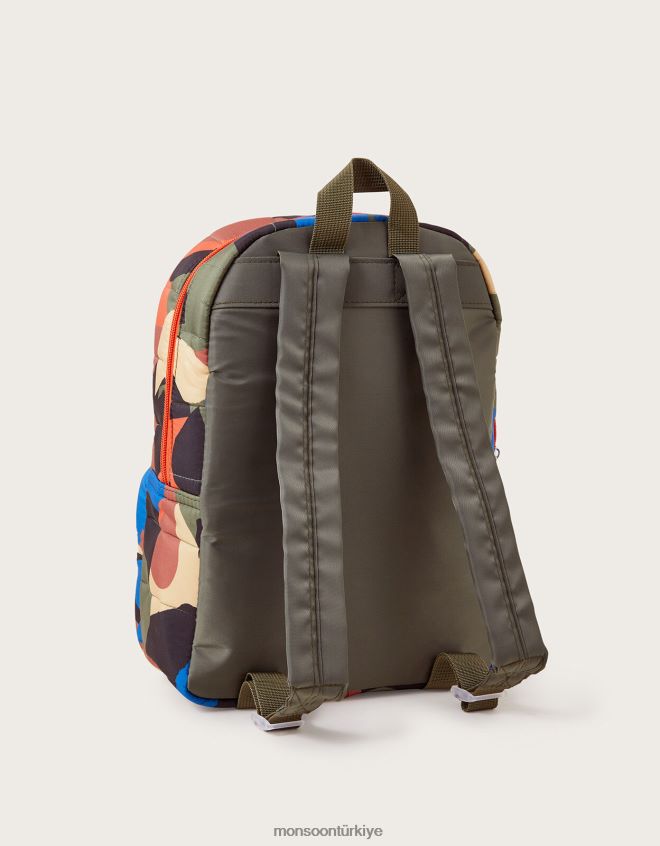 Monsoon erkek çocuk kamuflajlı yorgan sırt çantası JH86BT2235 aksesuar sıcak