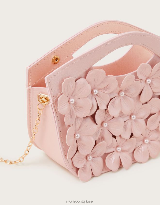 Monsoon kız Marcy çiçekli tote çanta JH86BT2554 aksesuar şık