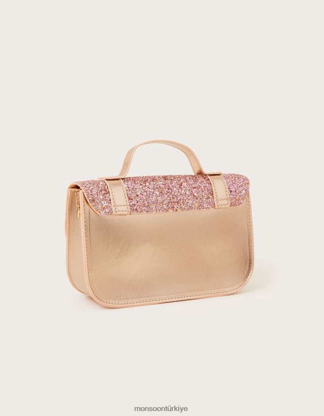 Monsoon kız Stardust parıltılı el çantası JH86BT2481 aksesuar moda