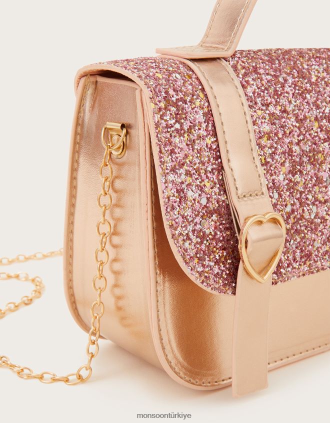 Monsoon kız Stardust parıltılı el çantası JH86BT2481 aksesuar moda