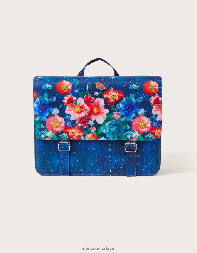 Monsoon kız baskılı el çantası sırt çantası JH86BT2511 aksesuar sıcak