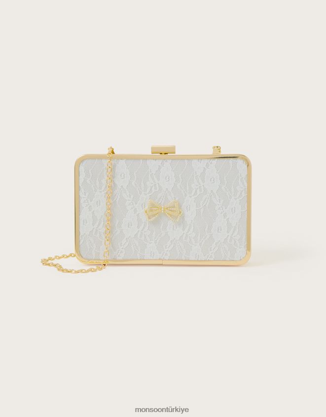 Monsoon kız dantel balo çantası JH86BT2413 aksesuar sıcak