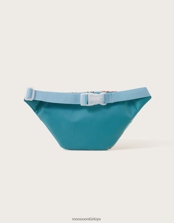 Monsoon kız dinozor ve hayvan desenli bel çantası JH86BT2796 aksesuar sıcak