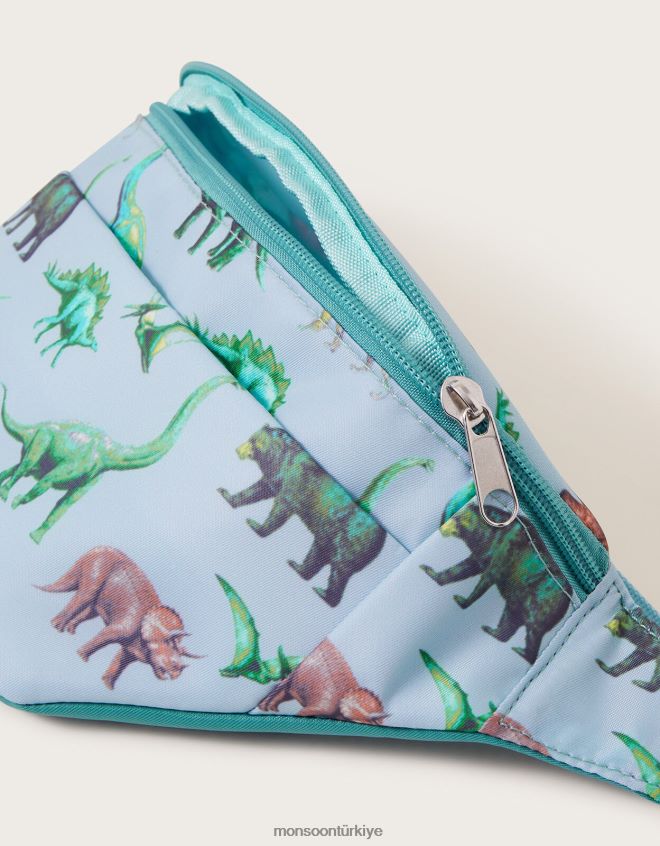 Monsoon kız dinozor ve hayvan desenli bel çantası JH86BT2796 aksesuar sıcak