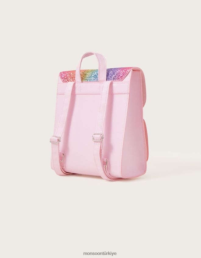 Monsoon kız gökkuşağı tek boynuzlu at sırt çantası JH86BT2525 aksesuar şık