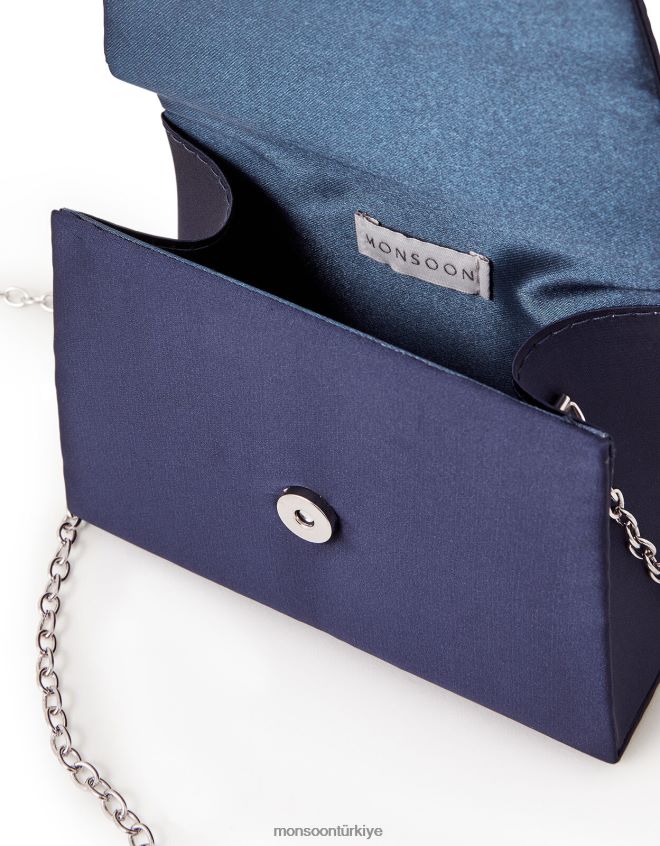 Monsoon kız göz kamaştırıcı yay çantası JH86BT2448 aksesuar şık