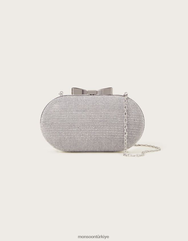 Monsoon kız ışıltılı balo çantası JH86BT2414 aksesuar şık