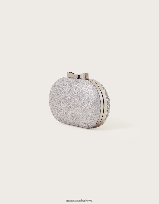 Monsoon kız ışıltılı balo çantası JH86BT2414 aksesuar şık