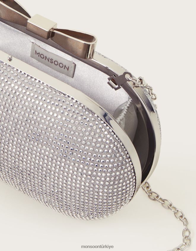Monsoon kız ışıltılı balo çantası JH86BT2414 aksesuar şık