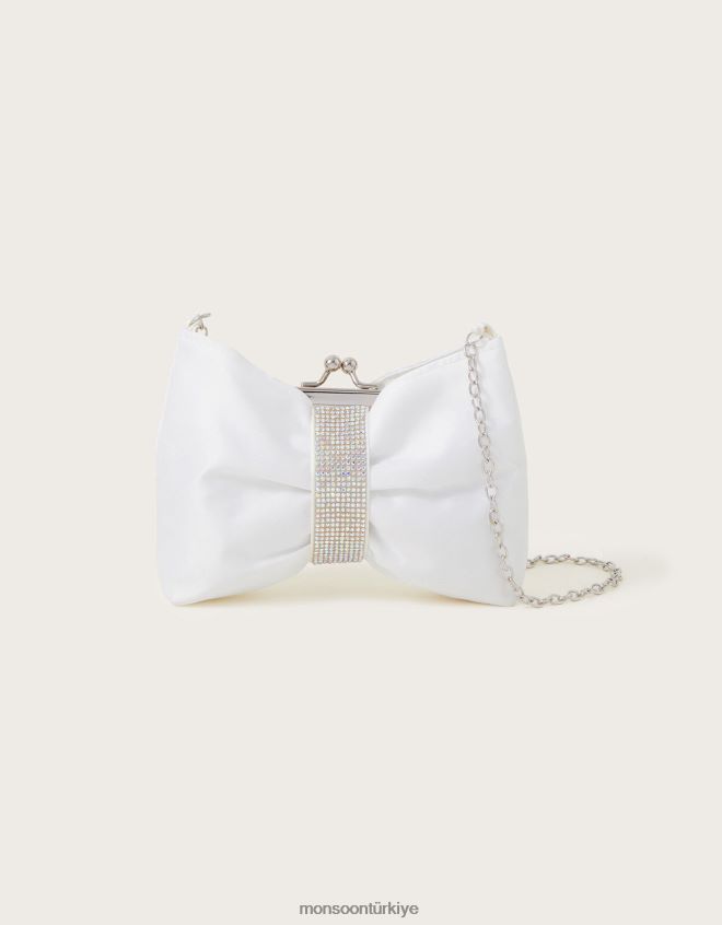 Monsoon kız ışıltılı fiyonklu çanta JH86BT1799 aksesuar moda