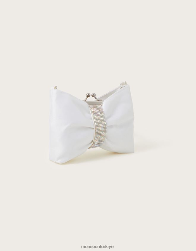 Monsoon kız ışıltılı fiyonklu çanta JH86BT1799 aksesuar moda