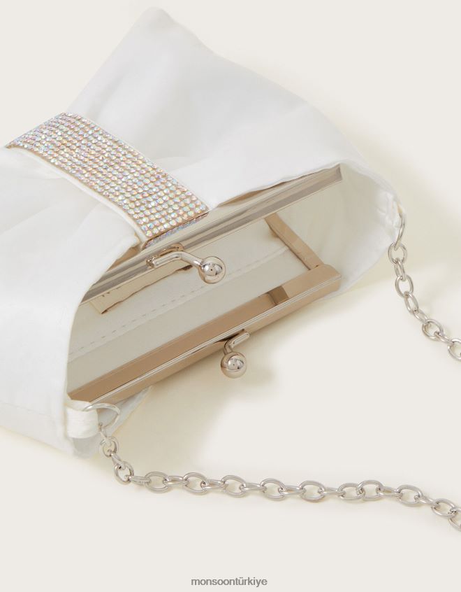 Monsoon kız ışıltılı fiyonklu çanta JH86BT1799 aksesuar moda