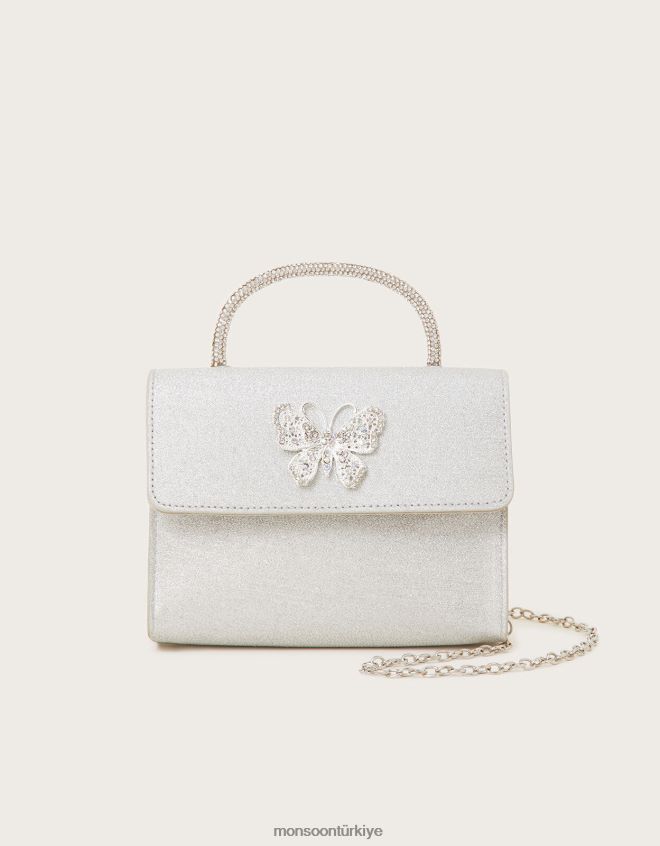 Monsoon kız mücevher kelebek üst saplı çanta JH86BT1622 aksesuar sıcak
