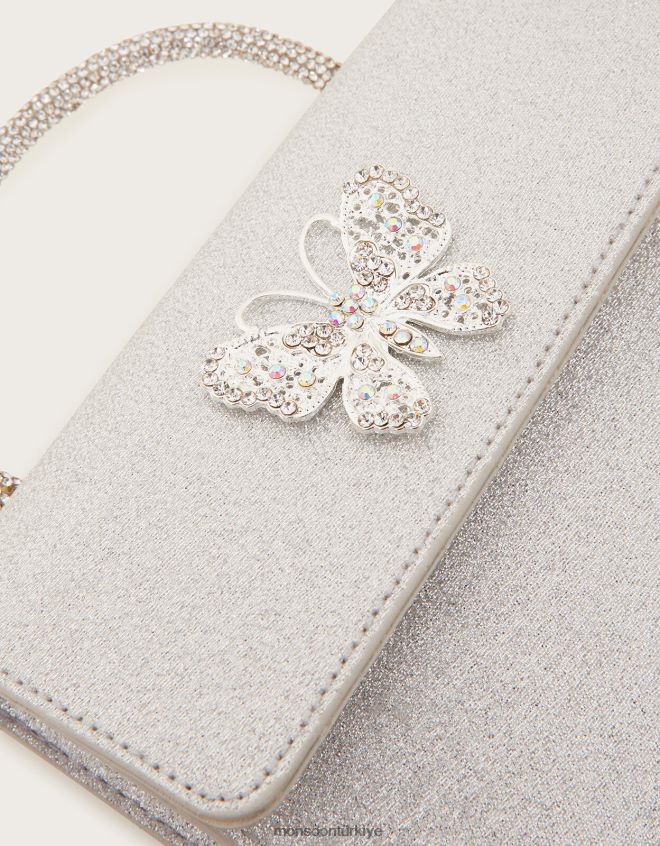 Monsoon kız mücevher kelebek üst saplı çanta JH86BT1622 aksesuar sıcak
