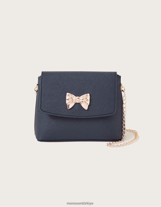Monsoon kız portobello fiyonklu çanta JH86BT2466 aksesuar şık