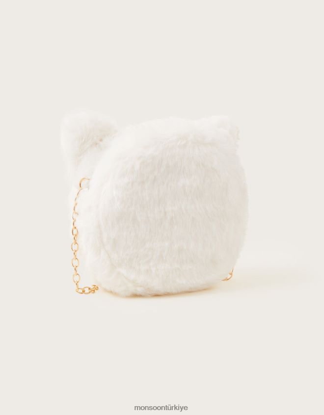 Monsoon kız zambak kabarık kedi çantası JH86BT2473 aksesuar moda