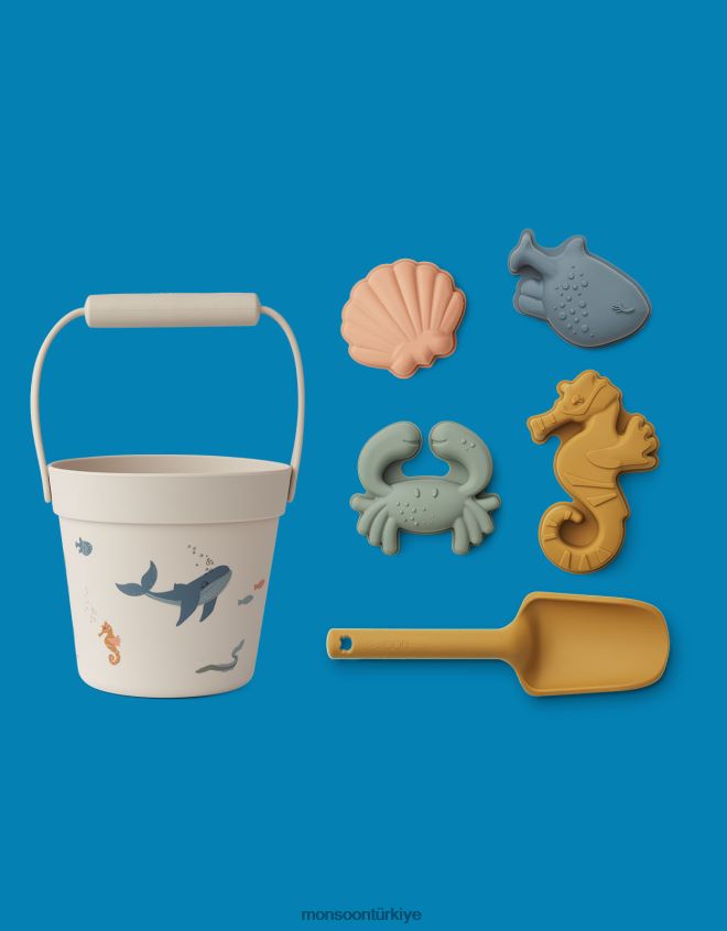 Monsoon çocuklar liewood dante plaj seti JH86BT2843 aksesuar mavi