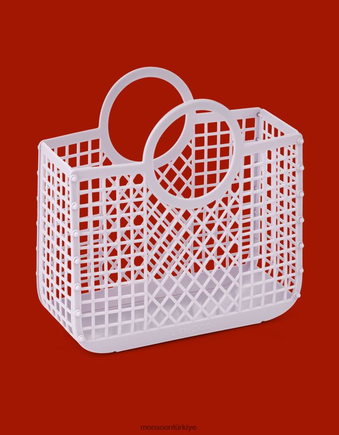 Monsoon çocuklar liewood samantha sepet çantası JH86BT2846 aksesuar mor