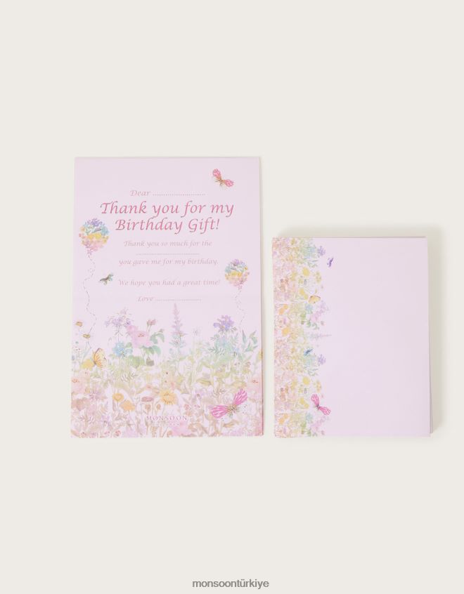 Monsoon çocuklar parti teşekkür mektupları 10\'lu paket JH86BT1838 aksesuar sıcak