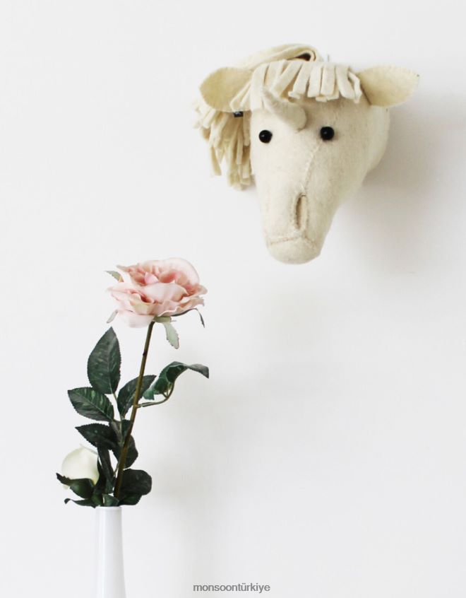 Monsoon çocuklar fiona walker bebek tek boynuzlu at kafası mini JH86BT2660 aksesuar moda