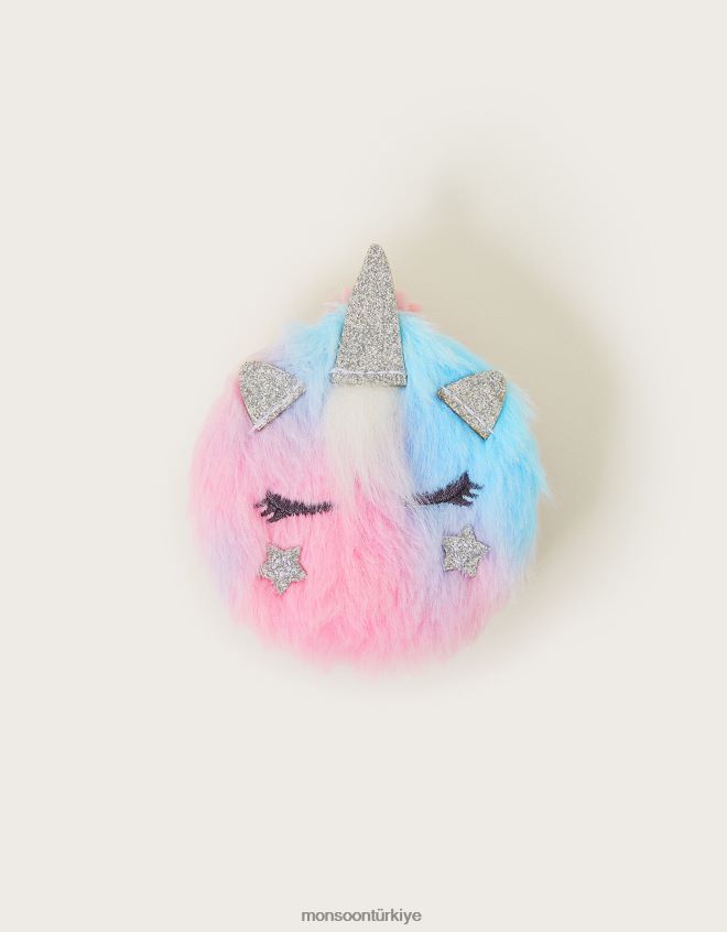 Monsoon çocuklar kabarık tek boynuzlu at saç fırçası JH86BT2498 aksesuar sıcak