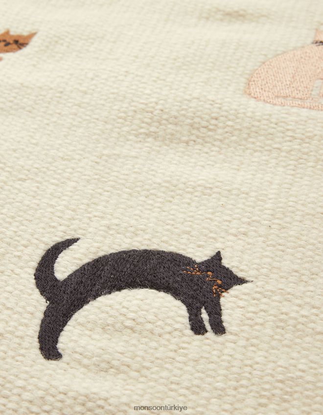 Monsoon çocuklar liewood bükülmüş küçük halı JH86BT2618 aksesuar zarif