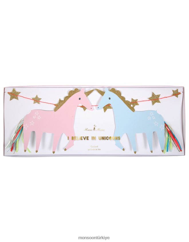 Monsoon çocuklar meri meri büyülü tek boynuzlu at çelengi JH86BT2641 aksesuar moda