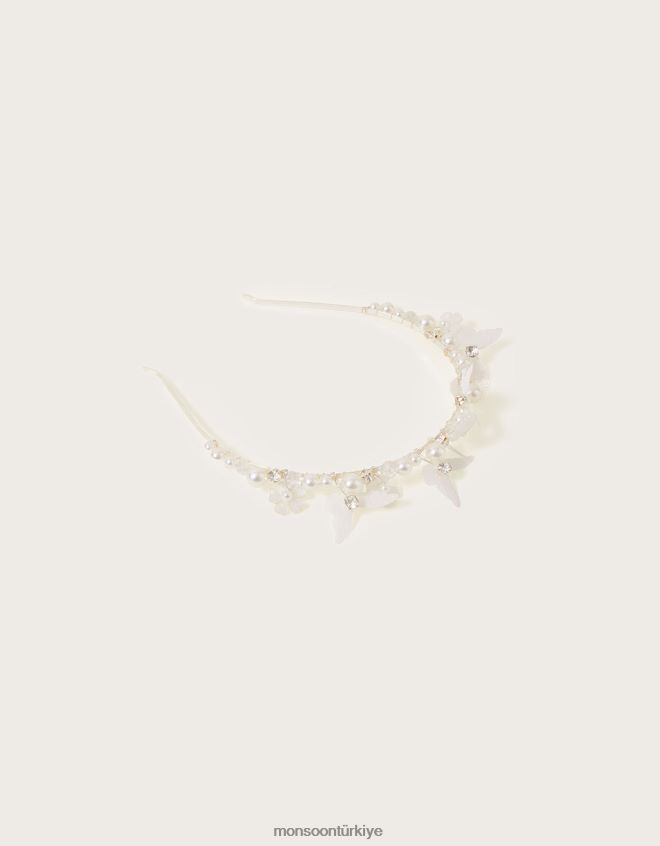 Monsoon kız bella kelebek kafa bandı JH86BT2541 aksesuar şık