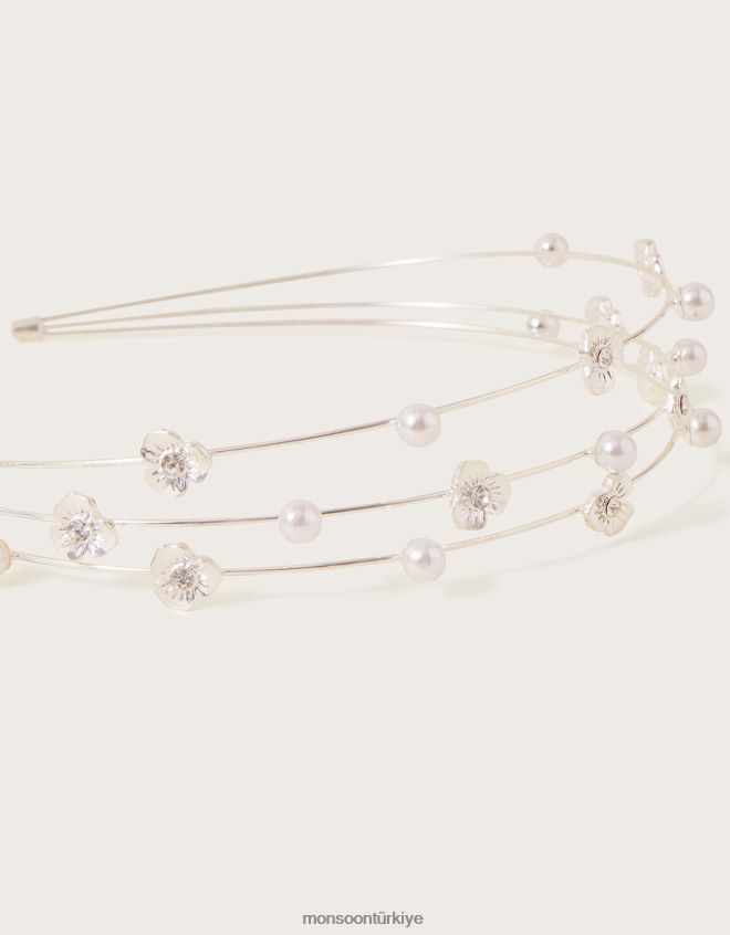 Monsoon kız diamante çok telli kafa bandı JH86BT2485 aksesuar şık