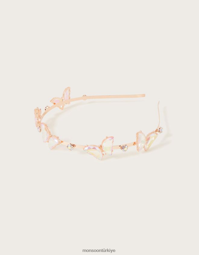 Monsoon kız mücevher kelebek kafa bandı JH86BT2487 aksesuar moda