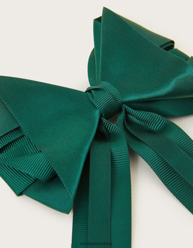 Monsoon kız okul fırfırlı papyon saç tokası JH86BT2475 aksesuar moda