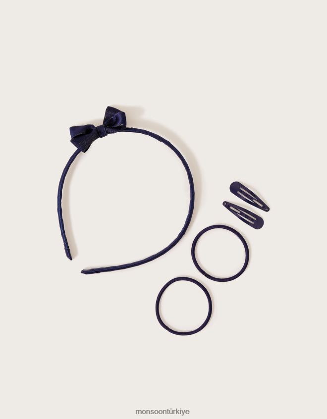 Monsoon kız okul saç setim JH86BT2452 aksesuar sıcak