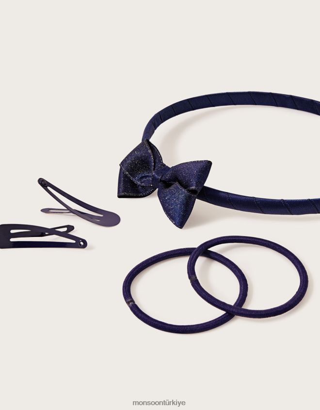 Monsoon kız okul saç setim JH86BT2452 aksesuar sıcak