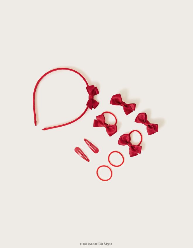 Monsoon kız okul saç setim JH86BT2517 aksesuar moda