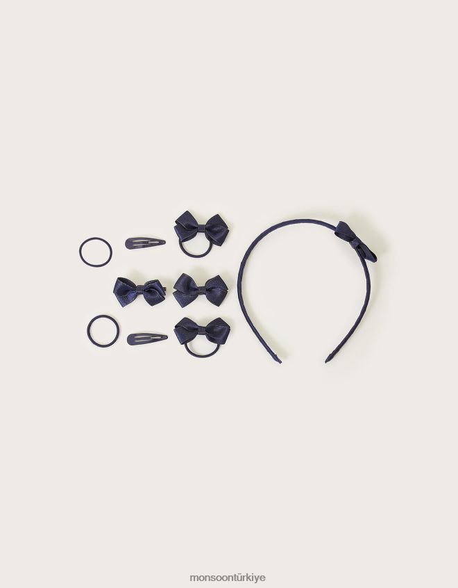 Monsoon kız okul saç setim JH86BT2836 aksesuar moda