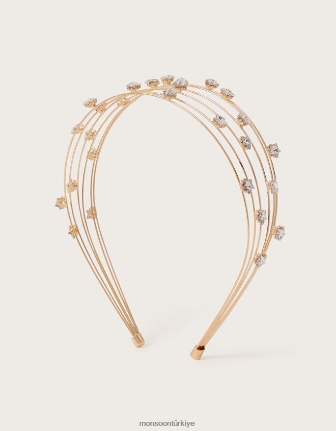 Monsoon kız stardust çok telli kafa bandı JH86BT2828 aksesuar şık