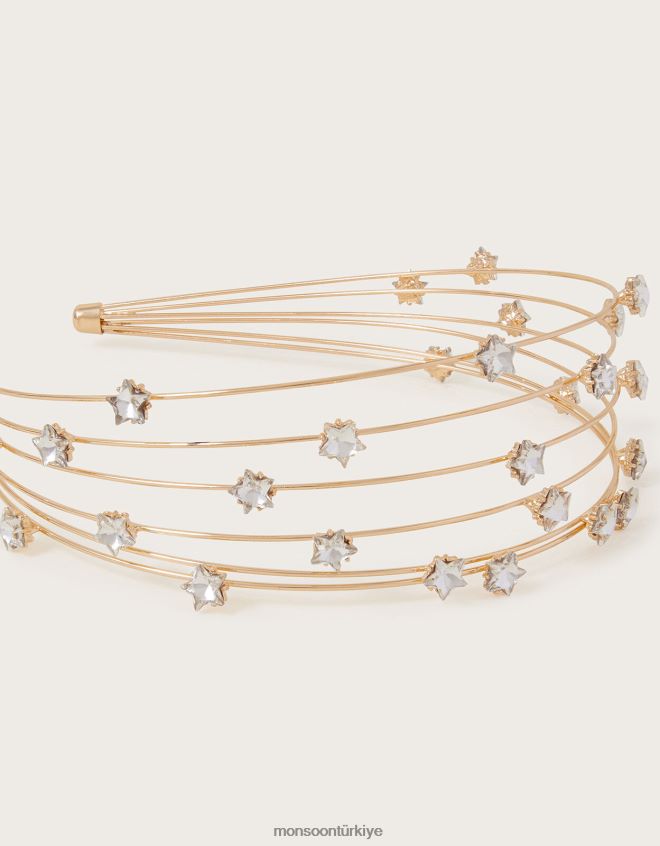 Monsoon kız stardust çok telli kafa bandı JH86BT2828 aksesuar şık