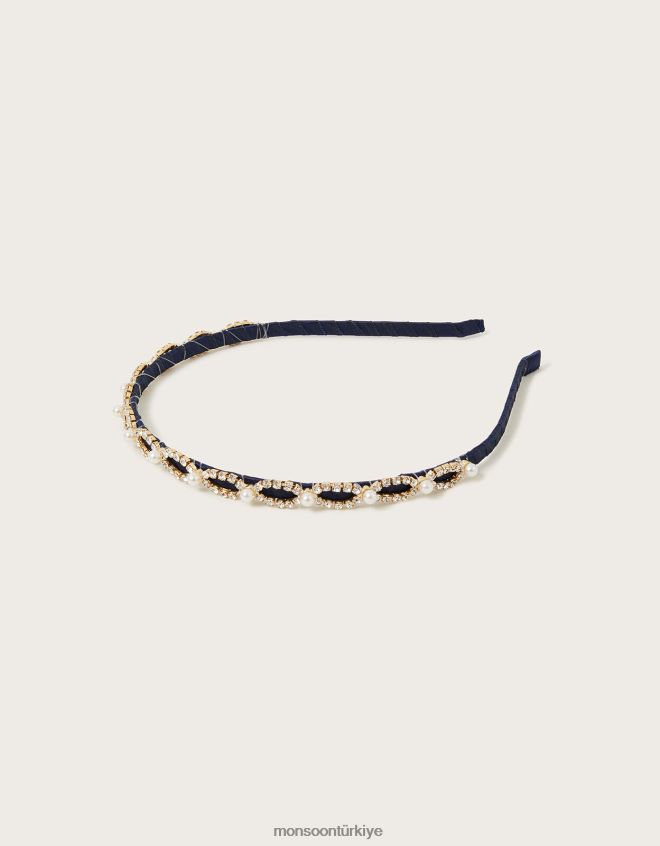 Monsoon kız tarak balo bandı JH86BT2412 aksesuar sıcak