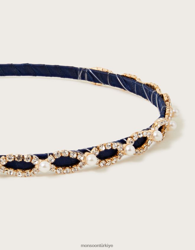 Monsoon kız tarak balo bandı JH86BT2412 aksesuar sıcak