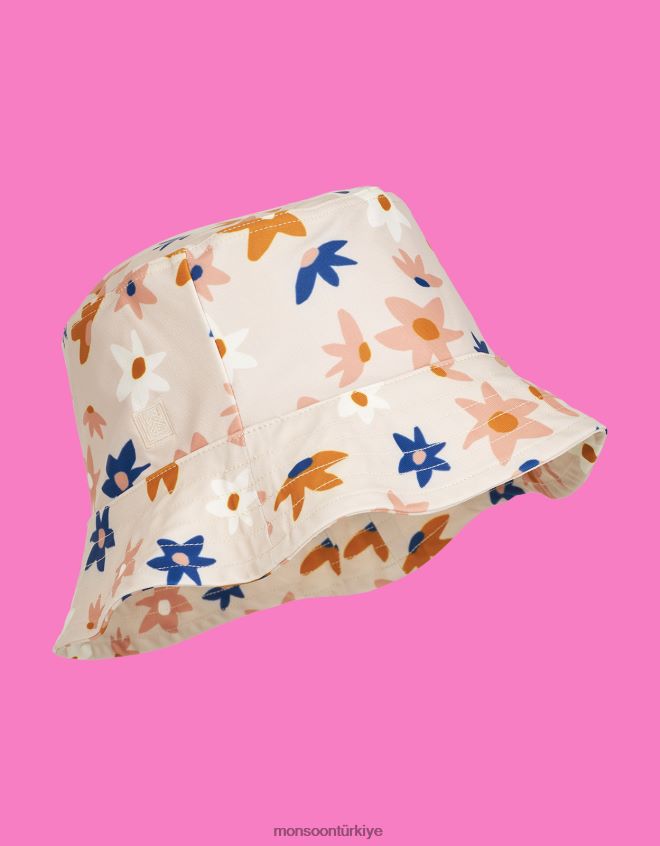 Monsoon çocuklar liewood mat güneş şapkası JH86BT2655 aksesuar çok