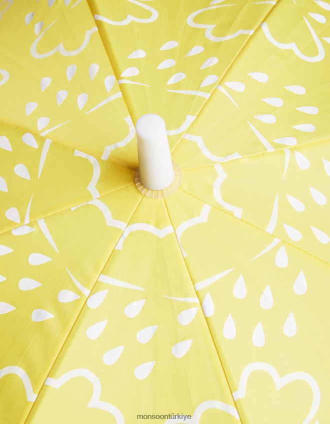 Monsoon çocuklar çim ve hava rengini ortaya çıkaran şemsiye JH86BT2478 aksesuar sarı