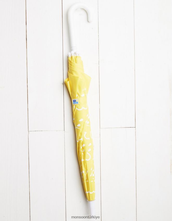 Monsoon çocuklar çim ve hava rengini ortaya çıkaran şemsiye JH86BT2478 aksesuar sarı