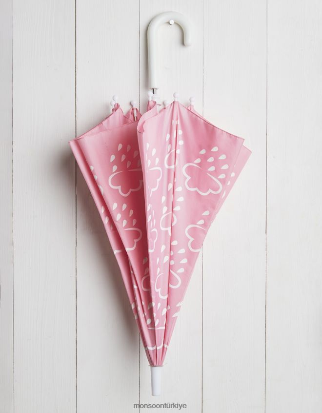 Monsoon çocuklar çim ve hava rengini ortaya çıkaran şemsiye JH86BT2480 aksesuar pembe