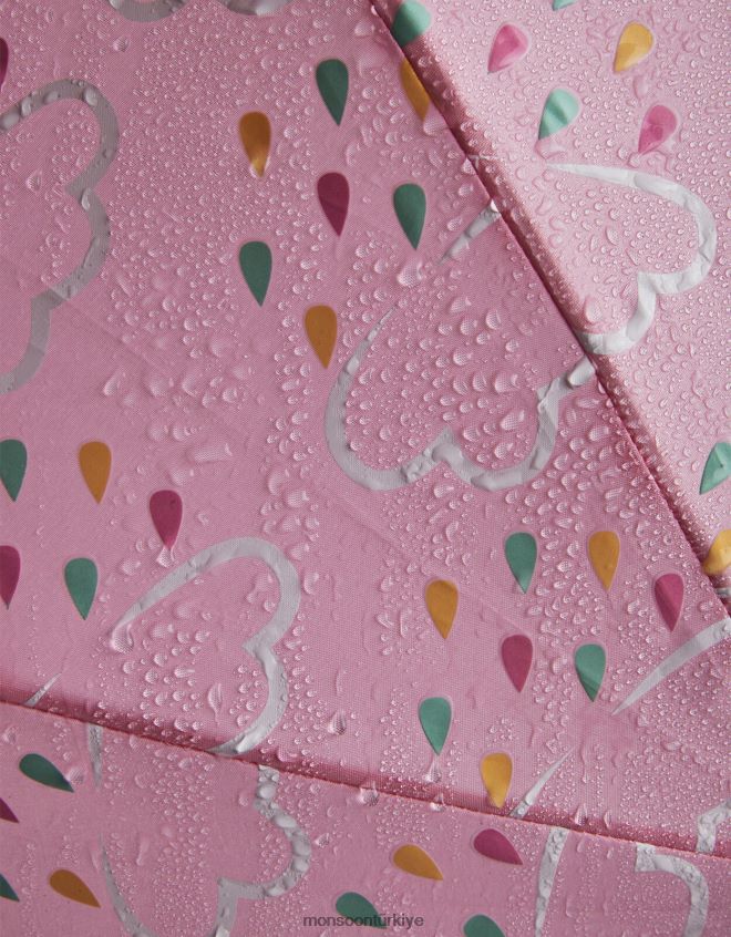 Monsoon çocuklar çim ve hava rengini ortaya çıkaran şemsiye JH86BT2480 aksesuar pembe