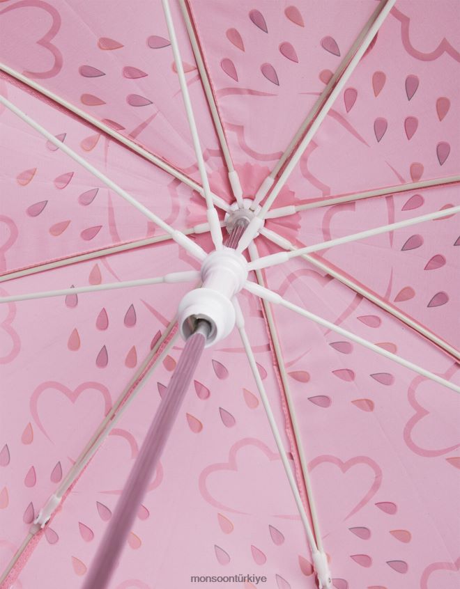 Monsoon çocuklar çim ve hava rengini ortaya çıkaran şemsiye JH86BT2480 aksesuar pembe