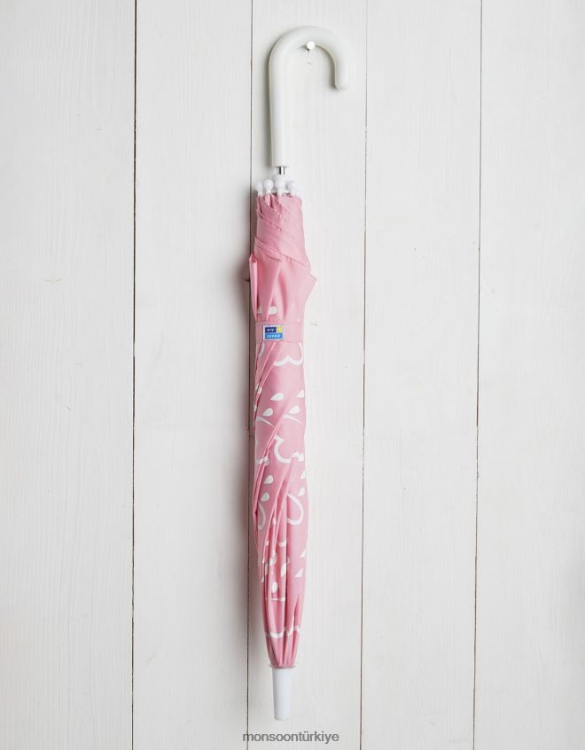 Monsoon çocuklar çim ve hava rengini ortaya çıkaran şemsiye JH86BT2480 aksesuar pembe