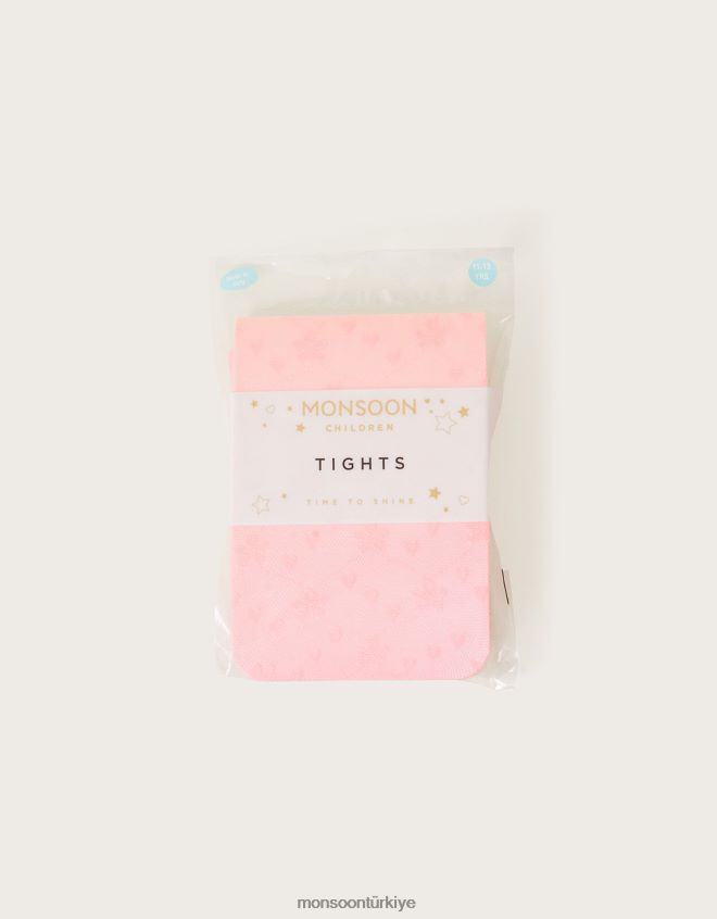 Monsoon kız Lacey aşk kalpli tayt JH86BT2845 aksesuar pembe