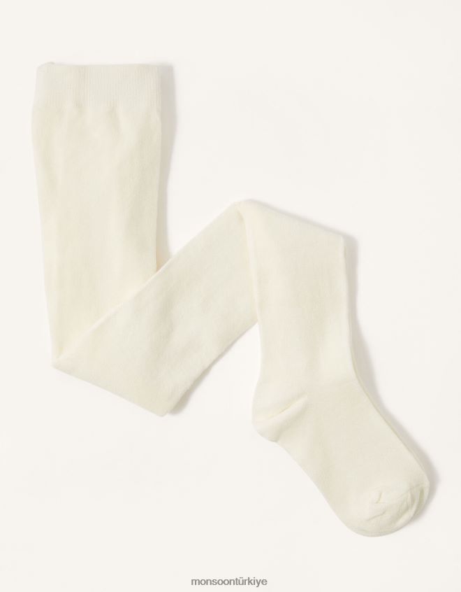 Monsoon kız bebek buzlu tayt JH86BT2714 aksesuar fildişi